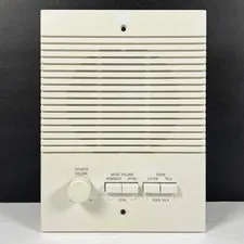 M&S Systems N65RS Indoor 4-Button Intercom Speaker with Remote Scan White 6 x 8”