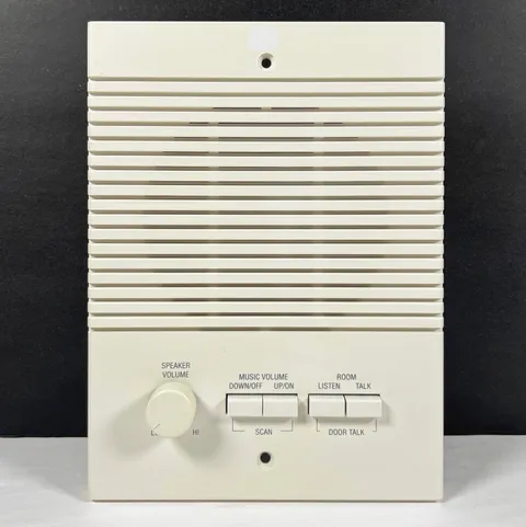 M&S Systems N65RS Indoor 4-Button Intercom Speaker with Remote Scan White 6 x 8”