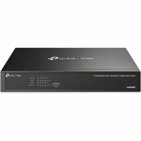 TP Link VIGI NVR1008H-8MP 8CH PoE Network Video Recorder