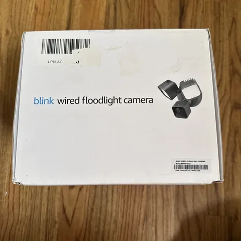 Blink Wired Floodlight Camera - Smart security camera – 1 camera (Black)