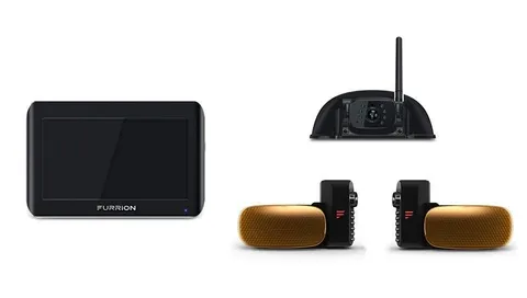 Furrion Vision S 3-Camera Wireless RV Backup System 5" + 3 Cameras, Black