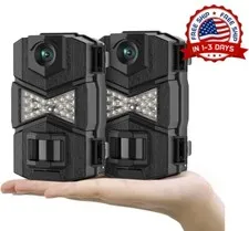 Sensor de movimiento Cámara Seguridad exterior Espía oculto Visión nocturna New