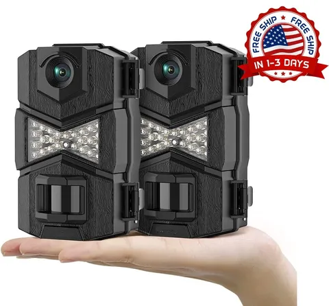 Sensor de movimiento Cámara Seguridad exterior Espía oculto Visión nocturna New