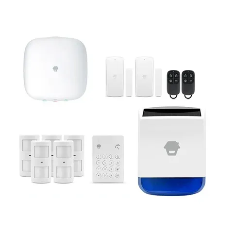 CHUANGO LTE-400 WiFi & 4G WIRELESS DIY SMART SECURITY ALARM KIT + SOLAR SIREN