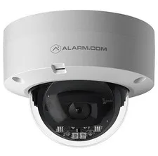 Alarm.com ADC-VC827P Wired Dome IP/Network Security Camera, White