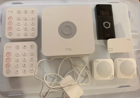 Ring Security System Alarm Base Station Kit with Keypad and Motion Detector