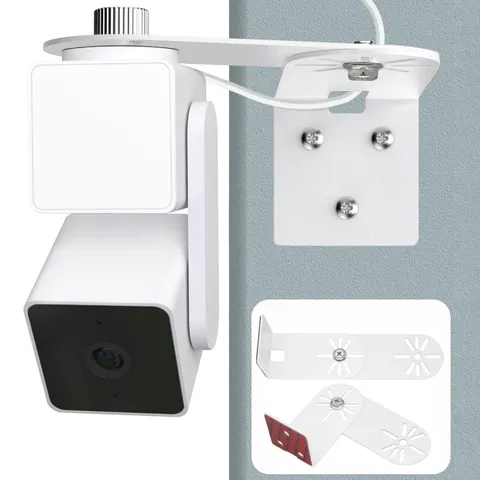 2 Pack Metal Swivel Mount Bracket for Wyze Cam Pan V3/V2 V4/3/2 Security Camera