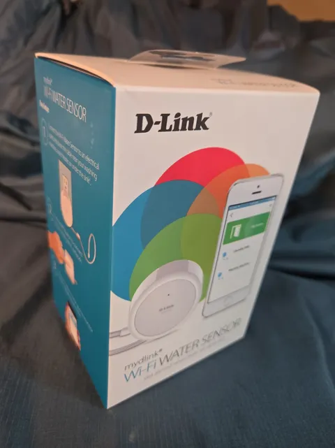 D-Link DCH-S160 Wi-Fi Water Detector Alarm Push Notifications App Controlled NEW