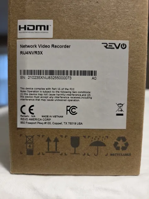 REVO ULTRA Blue Series Wireless 4CH NVR 1TB and 4x 1080p Wi-Fi IR Bullet Cameras