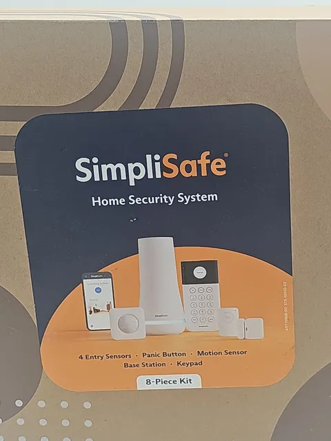 SimpliSafe Home Security System, Indoor  8 Piece Kit New Sealed