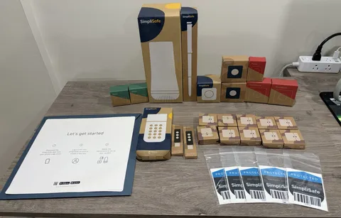 SimplieSafe Home Security Kit + Accessories! New In Box! Massive Kit!