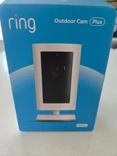 Ring Cam Outdoor   Camera - White (Battery)