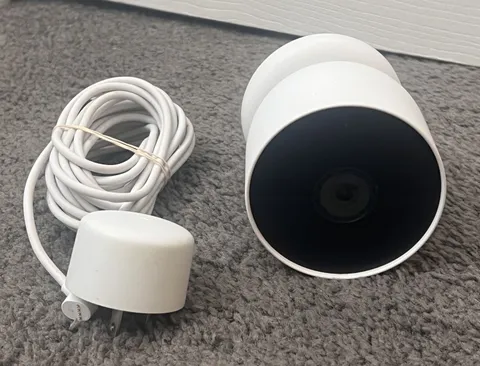 Google Nest Cam Indoor/Outdoor Surveillance Camera - Snow (G3AL9)