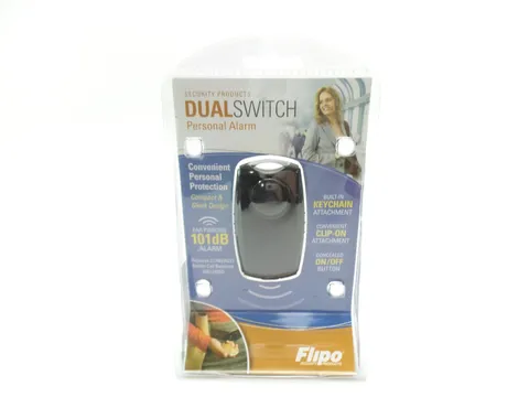 Flipo Dual Switch Personal Alarm 101dB Alert Others for Your Safety Keychain