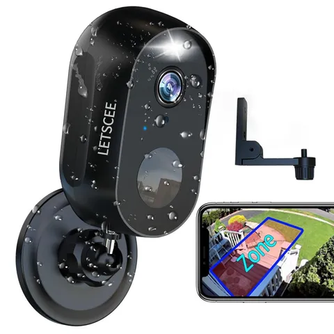 Security Cameras Wireless Outdoor or Indoor,Alexa Cameras for Home Security O...