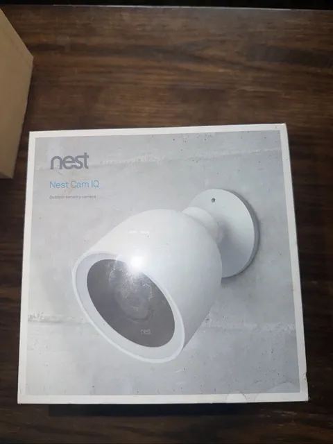 Google - Nest Cam IQ Outdoor Security Camera NC4100 White