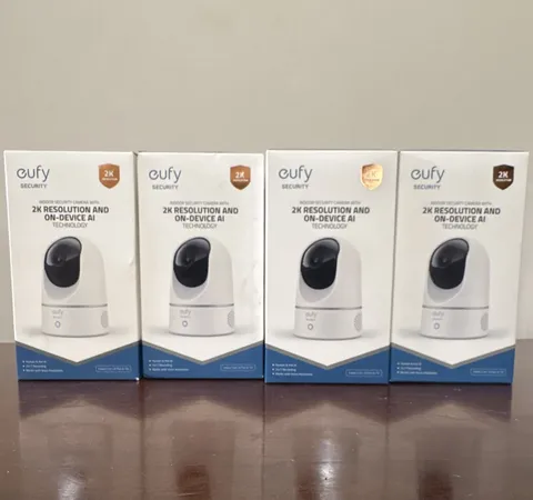 eufy Security Indoor IP Camera 2K On-Device AI Wi-Fi, Works w/ Alexa, 4