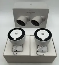 Google Nest Cam Outdoor Wired 2nd Gen Security Camera 2-Pack