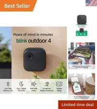Outdoor 4 – Wireless smart security camera, two- battery life, two-way talk. ...