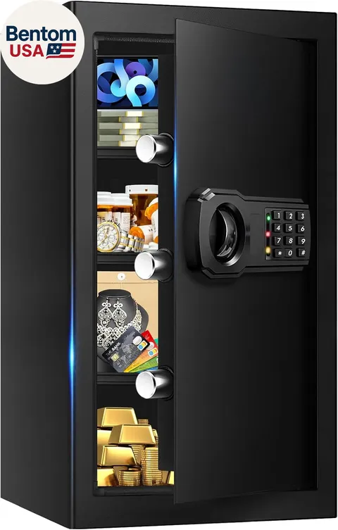 6.1 Cuft Extra Large Fire Safes for Home, Digital Fireproof Safe with Programmab