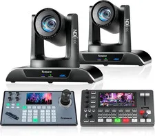 PTZ Camera Bundle/Kits -20X 4K NDI AI Auto-Tracking PTZ Camera(2Pcs) with Hdmi/U
