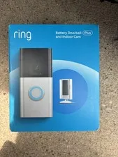 Ring Starter Set with Battery Doorbell and Indoor Cam Camera 2nd Gen BRAND NEW