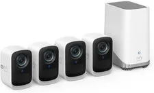 eufyCam 3C 4-Cam Kit Security Camera Outdoor Wireless Local Storage Color Night