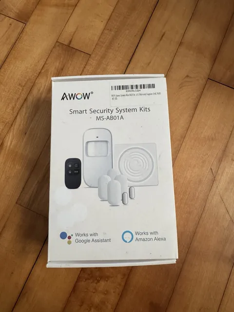 AWOW MS-AB01A Smart Security System Kit Wi-Fi Remote Voice Control Alexa Google
