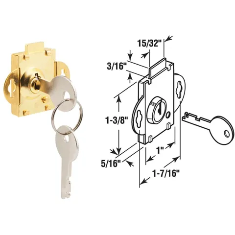 Prime-Line Child Safe Mailbox Deadbolt Lock S 4048 Pack of 6 PRIME-LINE