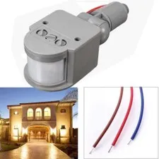 +&.PIR Motion Sensor Switch Security Infrared Light Wall Easy 180° NEW P6J2 H~
