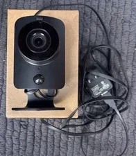 SimpliCam 1080p Indoor Wi-Fi Surveillance Camera Black, A/C adapter & USB cable 