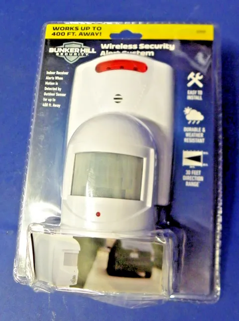 New Bunker Hill Wireless Security Driveway Alert System 400ft Range NIP
