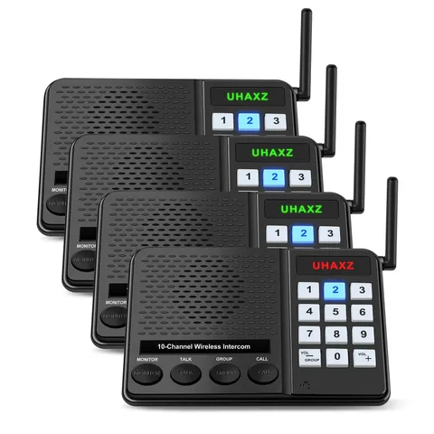 Wireless Home Intercom 6000ft Long Range