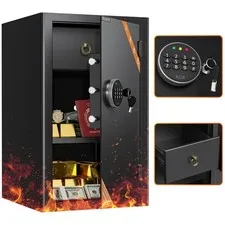 Fireproof Large Safe Box - 3.5 Cu Ft Digital Keypad Security