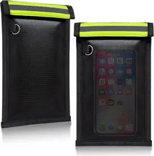 2 Pack Military Grade Faraday Bags for Phones & Car Keys, Anti-Tracking