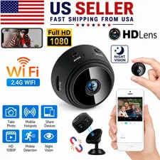 Mini Wireless Record Camera WiFi IP Home Security DVR Night Vision HD USB 1080P