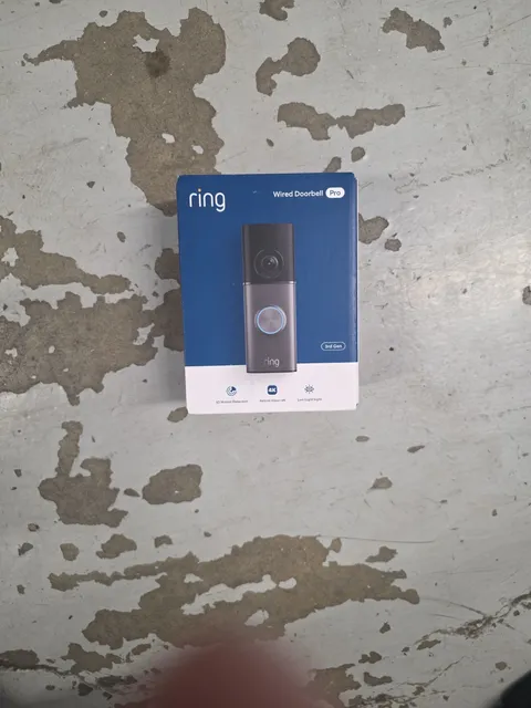 New Ring Wired Doorbell Pro 3rd Gen 4K Newest Model Deep Silver - Retail $249.99