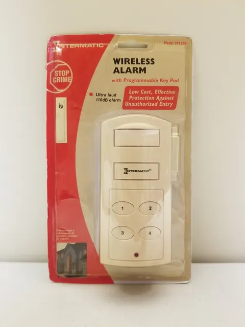 Intermatic Home Security Wireless Door & Window Alarm SP130B New Old Stock