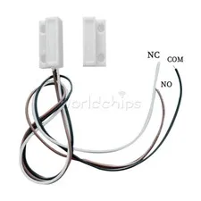 MC-38B Door Window Sensor N/C N/O Switch Magnetic Alarm Normally Closed/Opened