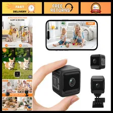 1080P Mini Wireless Security Camera - Night Vision, Motion Detection, Indoor Use