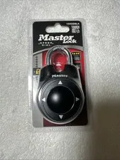 Master Lock Speed Dial Resettable Combination 1500iD Directional Movement BLACK