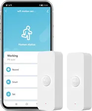 Smart PIR Motion Sensor: Wifi Motion Detector with App Notification Alerts, Wire