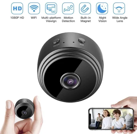 A9 MiniWiFi 1080P HD IP Camera Wireless Magnetic Security Camera w/ Night Vision