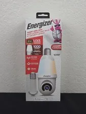 Energizer 1000 Lumens Light Bulb Camera, 2K Outdoor Smart Home Security Camera
