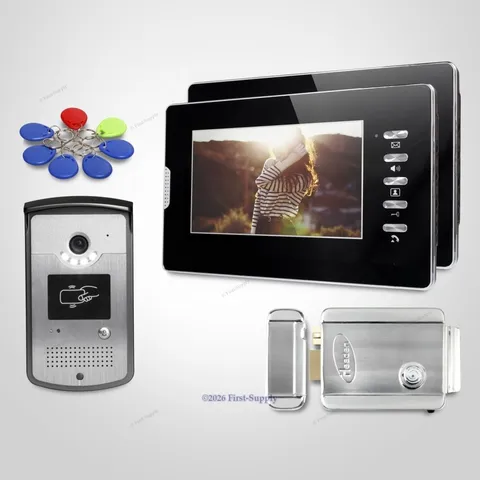 7inch Wired Video Door Entry Phone Call System with Mute Mode for Home Security