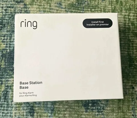 Ring Alarm Base Station White Z-Wave Zigbee Wi-Fi Bluetooth w/ Power Supply