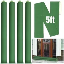 5 ft Flood Prevention Sandbags 4 Pcs Sand Tube Bags Thicken Flood Protection