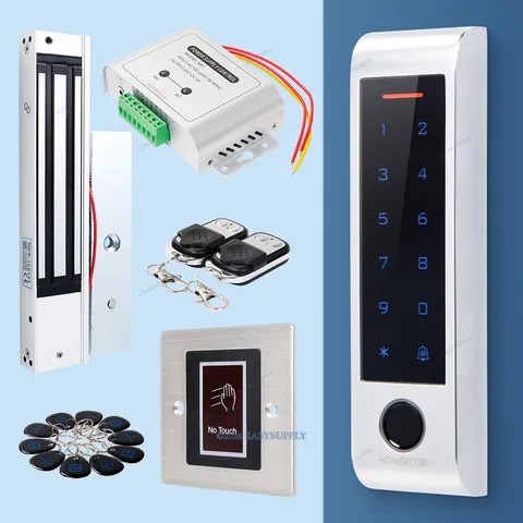 HOMSECUR IP66 APP WIFI RFID Access Control Set Waterproof 280KG Magnetic Lock