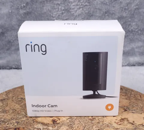 Ring Indoor Cam (2nd Gen) 1080p HD Video & Color Night Vision, Two-Way Talk