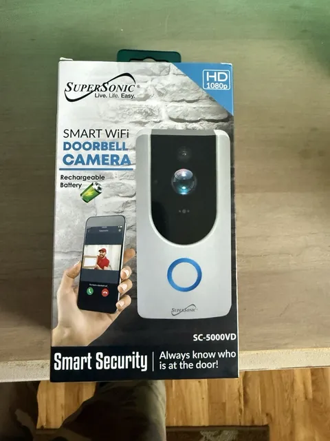 Supersonic Smart Doorbell Camera 1080p HD SC-5000VD WiFi